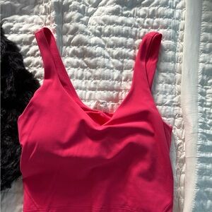 Lululemon Athletica Hot Pink Tank Top